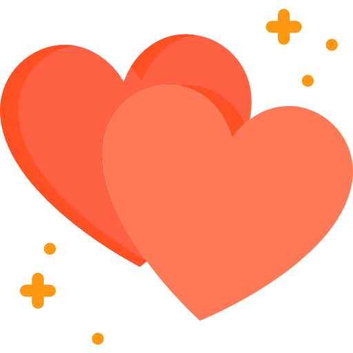 Icono en forma de corazón como representación del albergue en la fundación